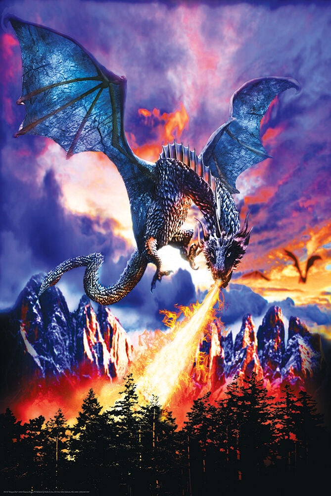 Dragon Fire Poster 24x36