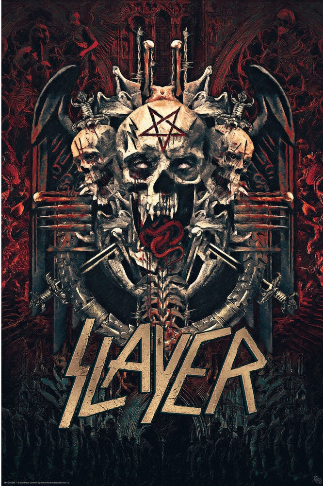 Slayer Skullagram Poster