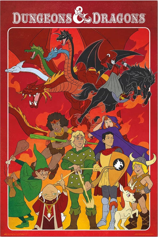 Dungeons & Dragons Collage Poster