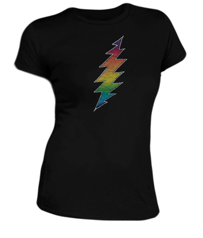 Dye the Sky - Rainbow Grateful Dead Lightning Bolt Juniors