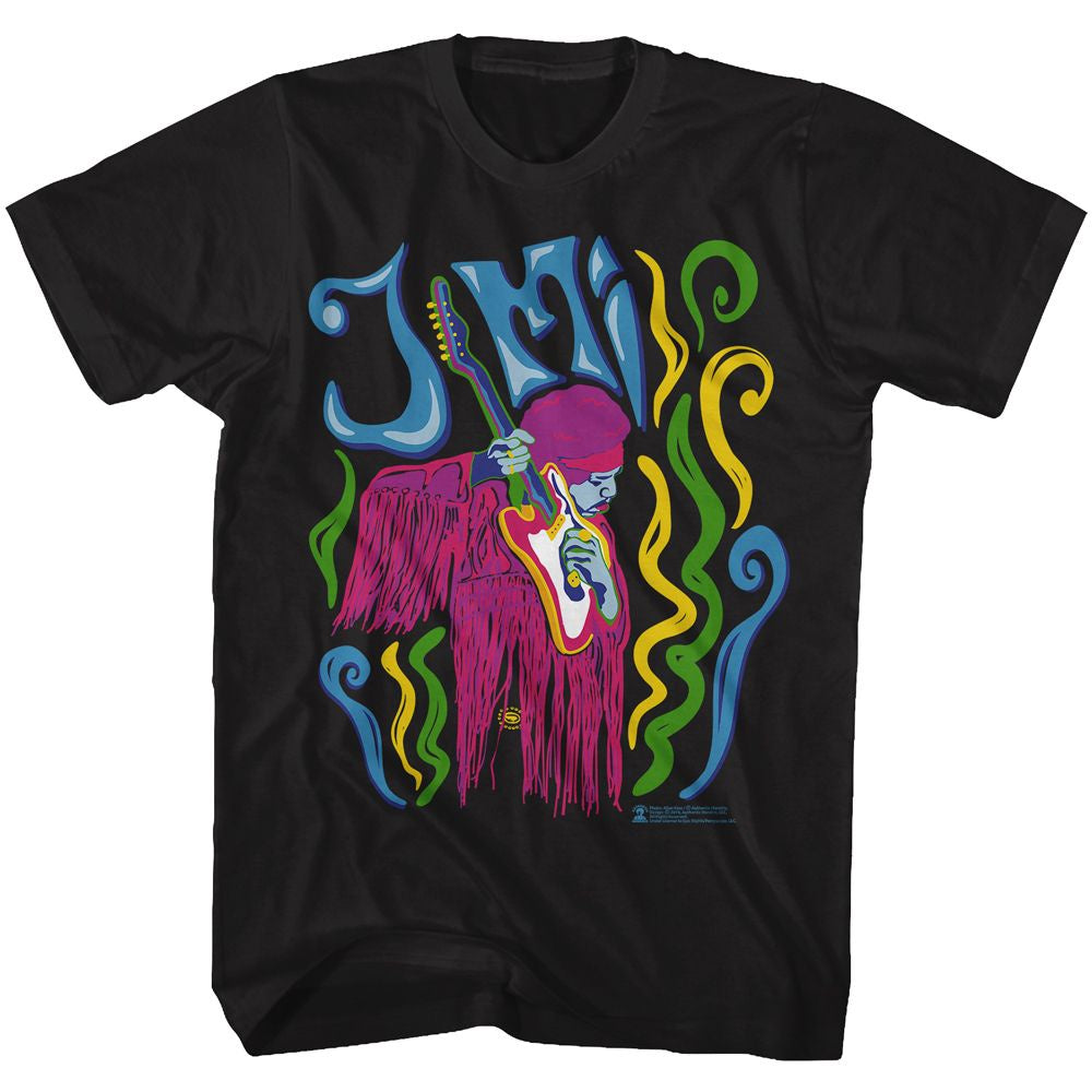 Jim Hendrix T-Shirt- Psychedelic-  American Classic