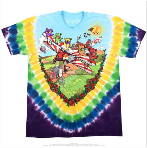 Liquid Blue - Grateful Dead "Biplane Bears" T-Shirt