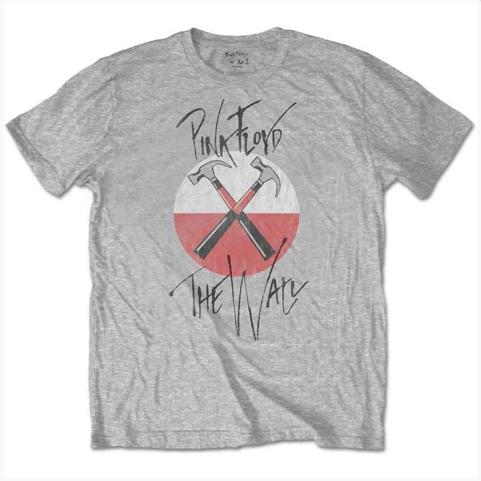 Rock Off - Pink Floyd 'The Wall Faded Hammers Logo' Unisex T-Shirt