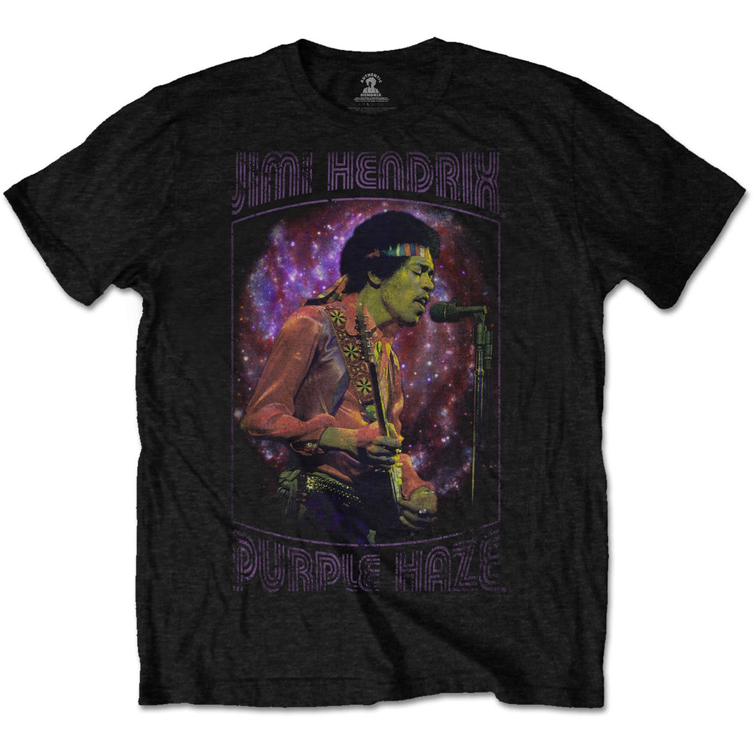 Rock Off - Jimi Hendrix 'Purple Haze Frame' Unisex T-Shirt