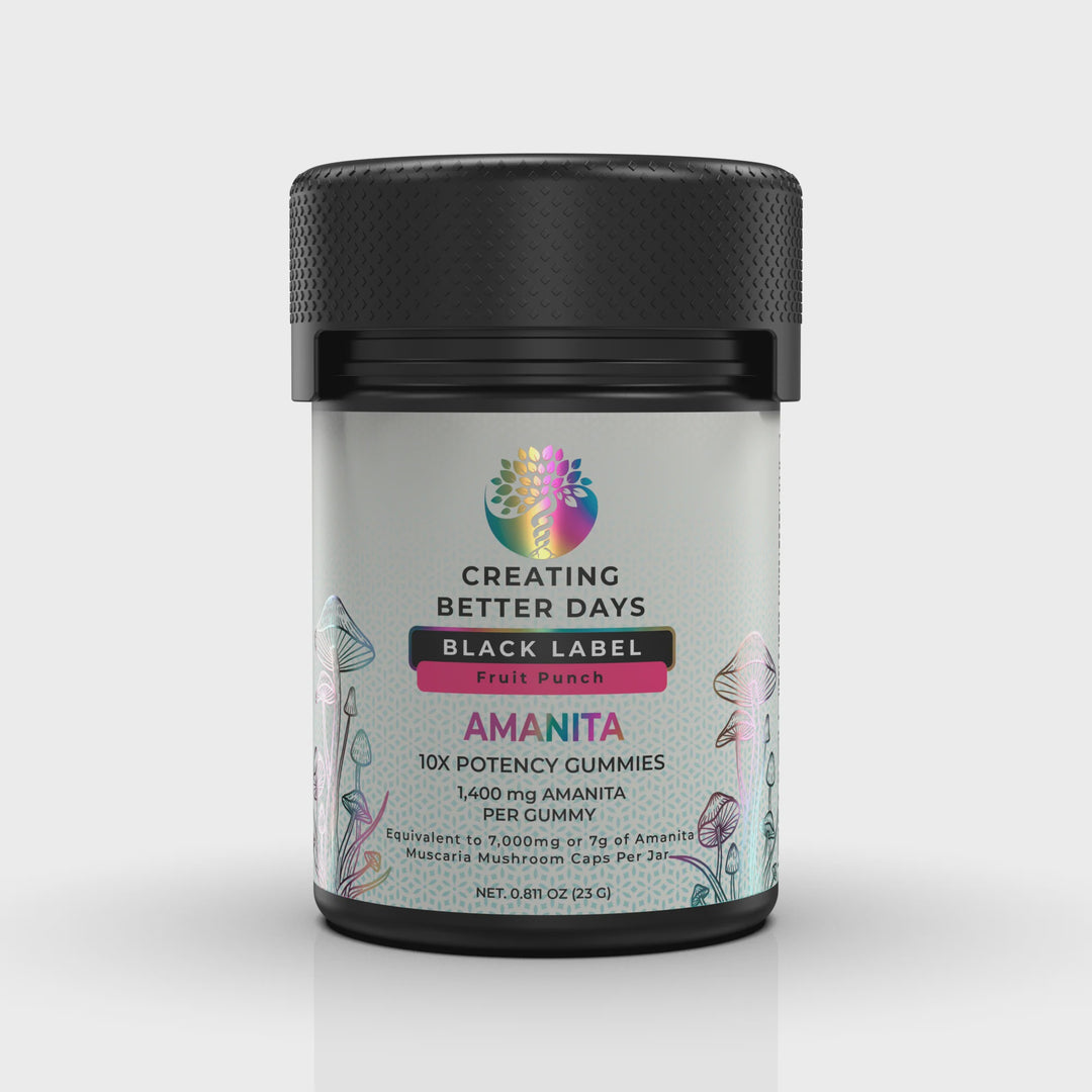 Creating Better Days Black Label Amanita Gummies
