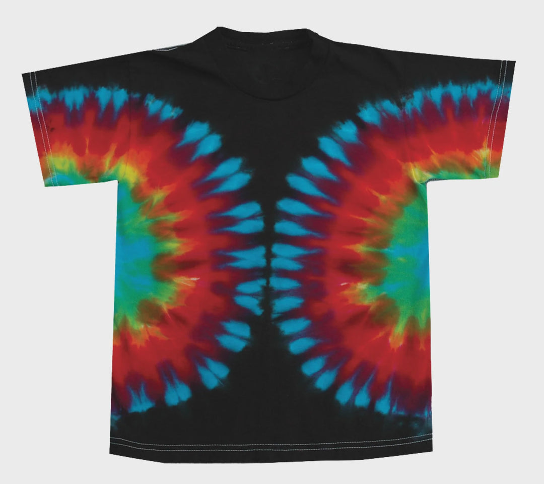 Rainbow Sides Kid's Tie Dyed T-Shirt