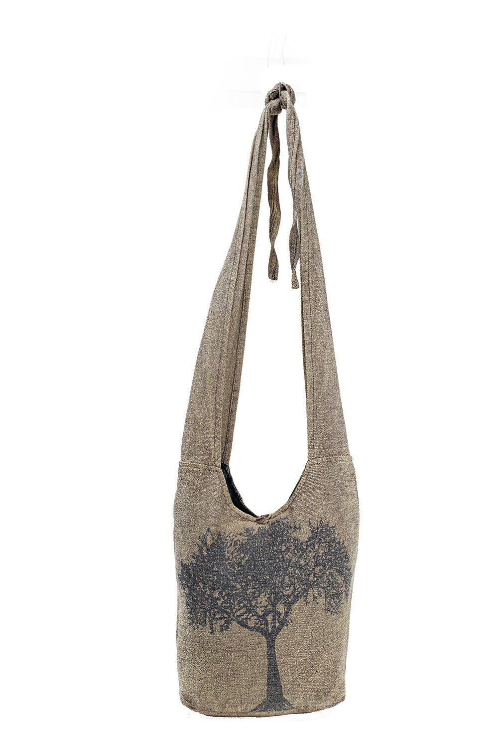 Light Brown Tree of Life Heavy Cotton Bag