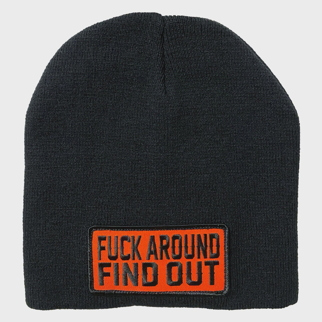 Fuck Around Find Out Knit Hat