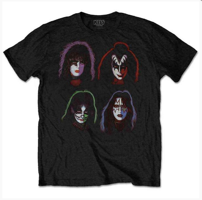 Rock Off - KISS 'Faces' Unisex T-Shirt