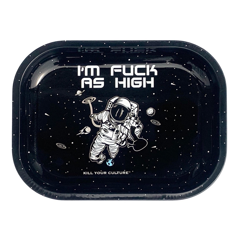 Kill Your Culture Rolling Tray - 7"x5.5" | Fuck As High