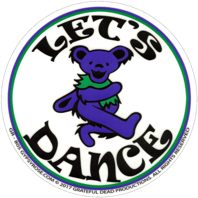 Gypsy Rose - Grateful Dead Let's Dance Sticker