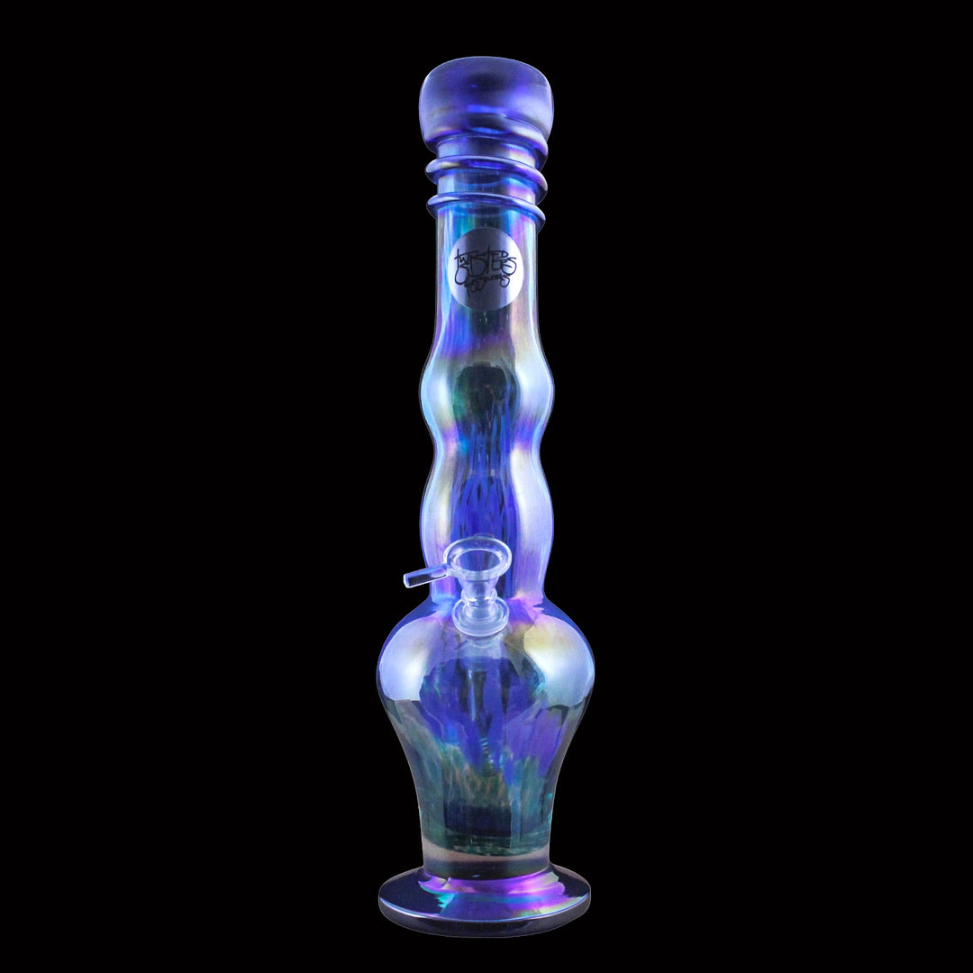 16" Double Bubble Vase Water Pipe w/Wrap LT9