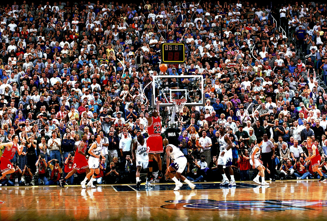 Michael Jordan Poster- Last Second Shot- 4B5