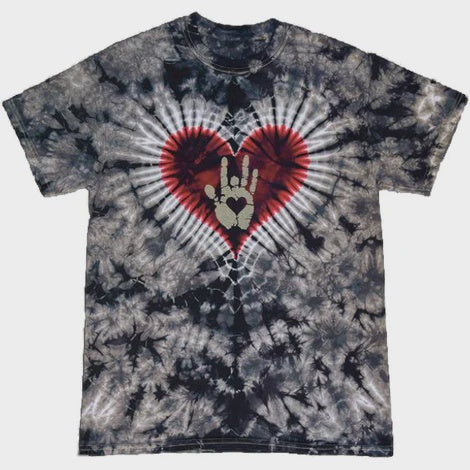 Cosmic Cotton - Jerry Garcia "Love Hand" Tie Dye T-Shirt