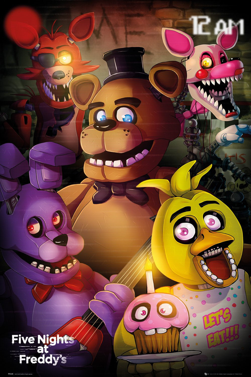 Five Nights At Freddy's Poster- Group