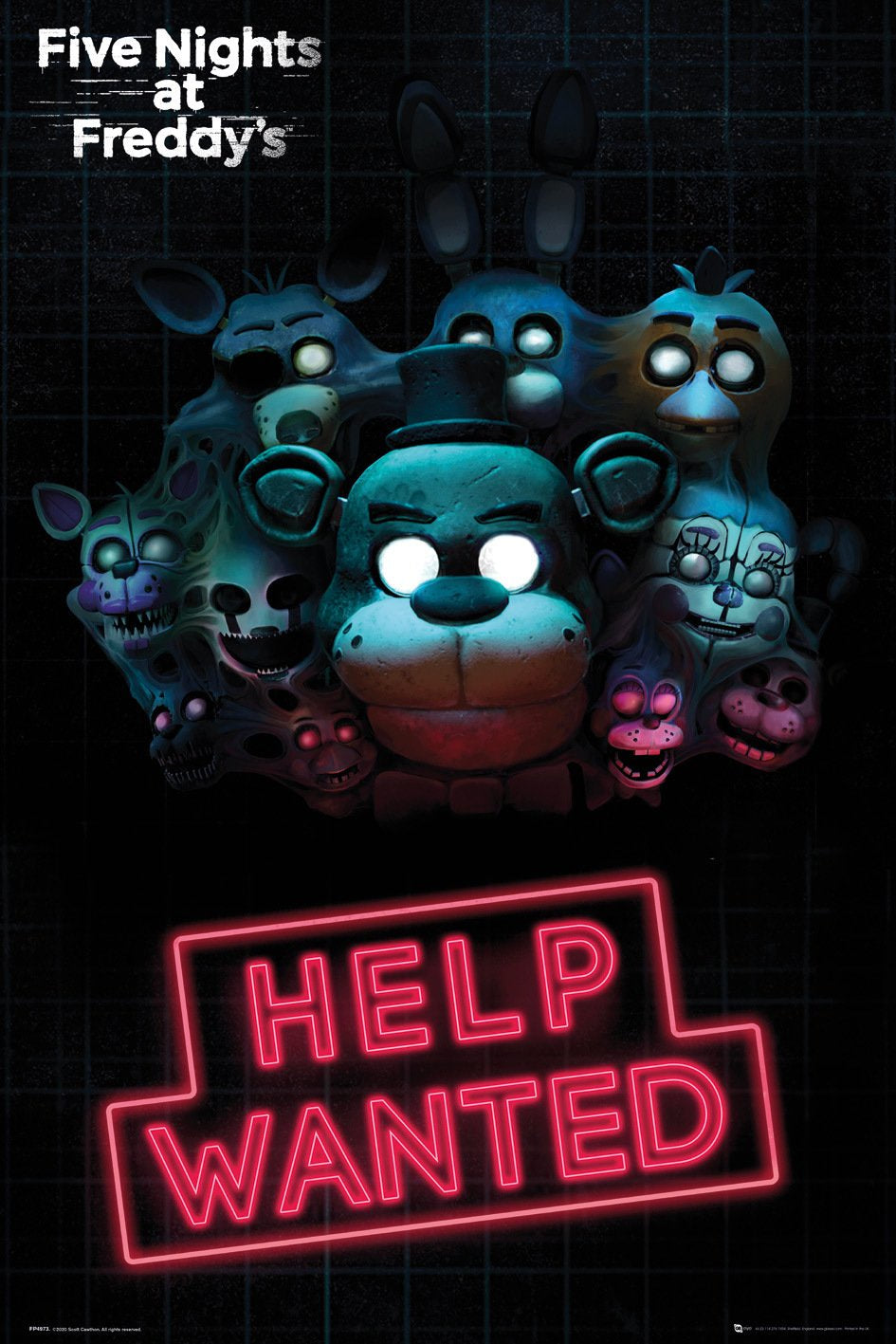 Five Nights At Freddy's Poster- Help Wanted