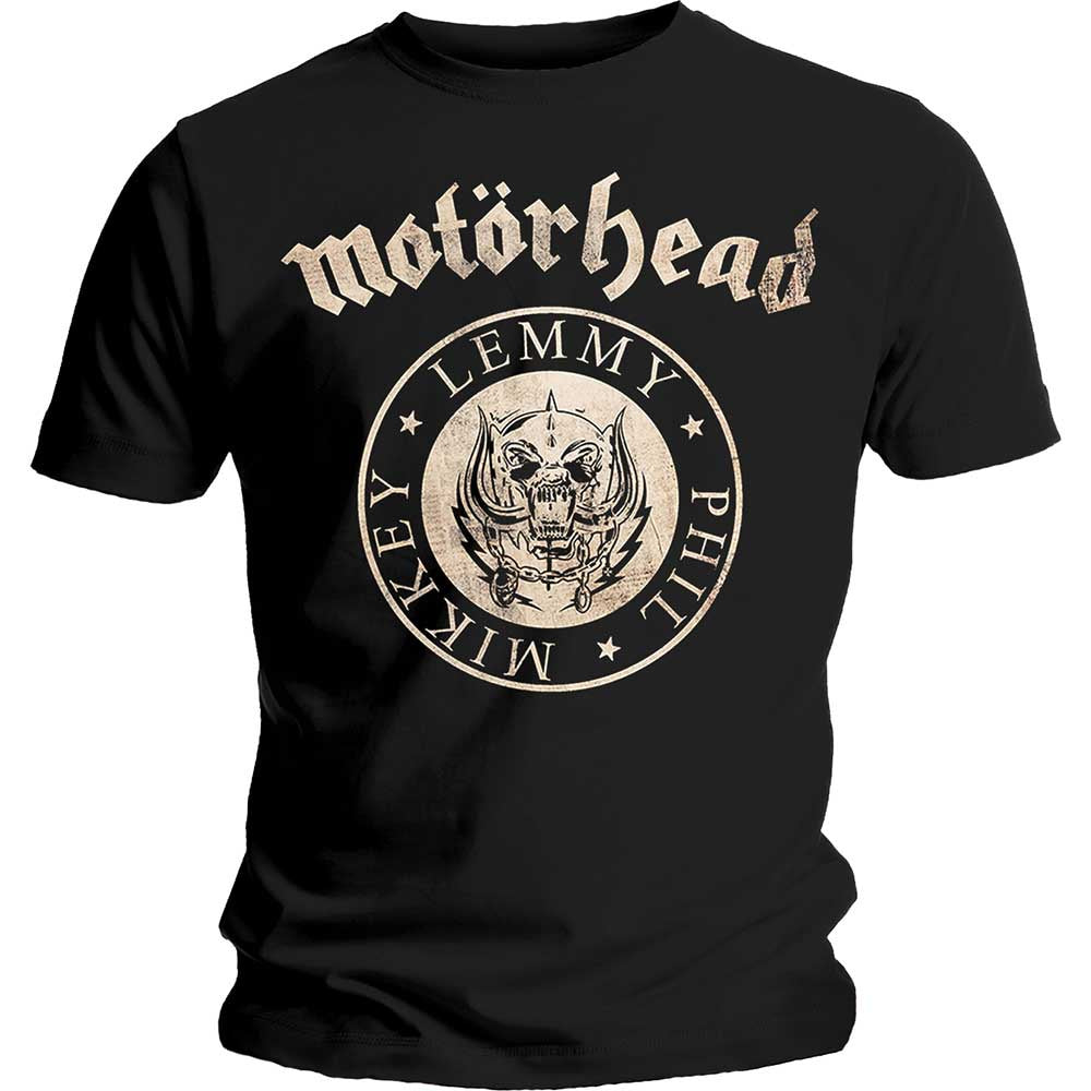 MOTORHEAD UNISEX T-SHIRT: UNDERCOVER SEAL NEWSPRINT