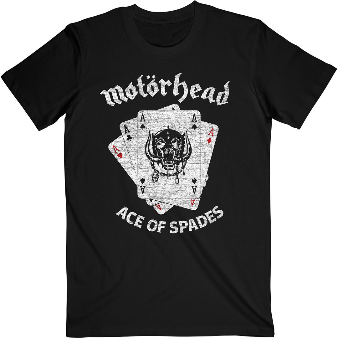 MOTORHEAD UNISEX T-SHIRT: FLAT WAR PIG ACES