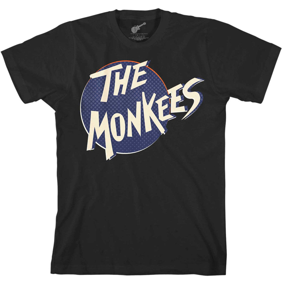 THE MONKEES UNISEX T-SHIRT: RETRO DOT LOGO