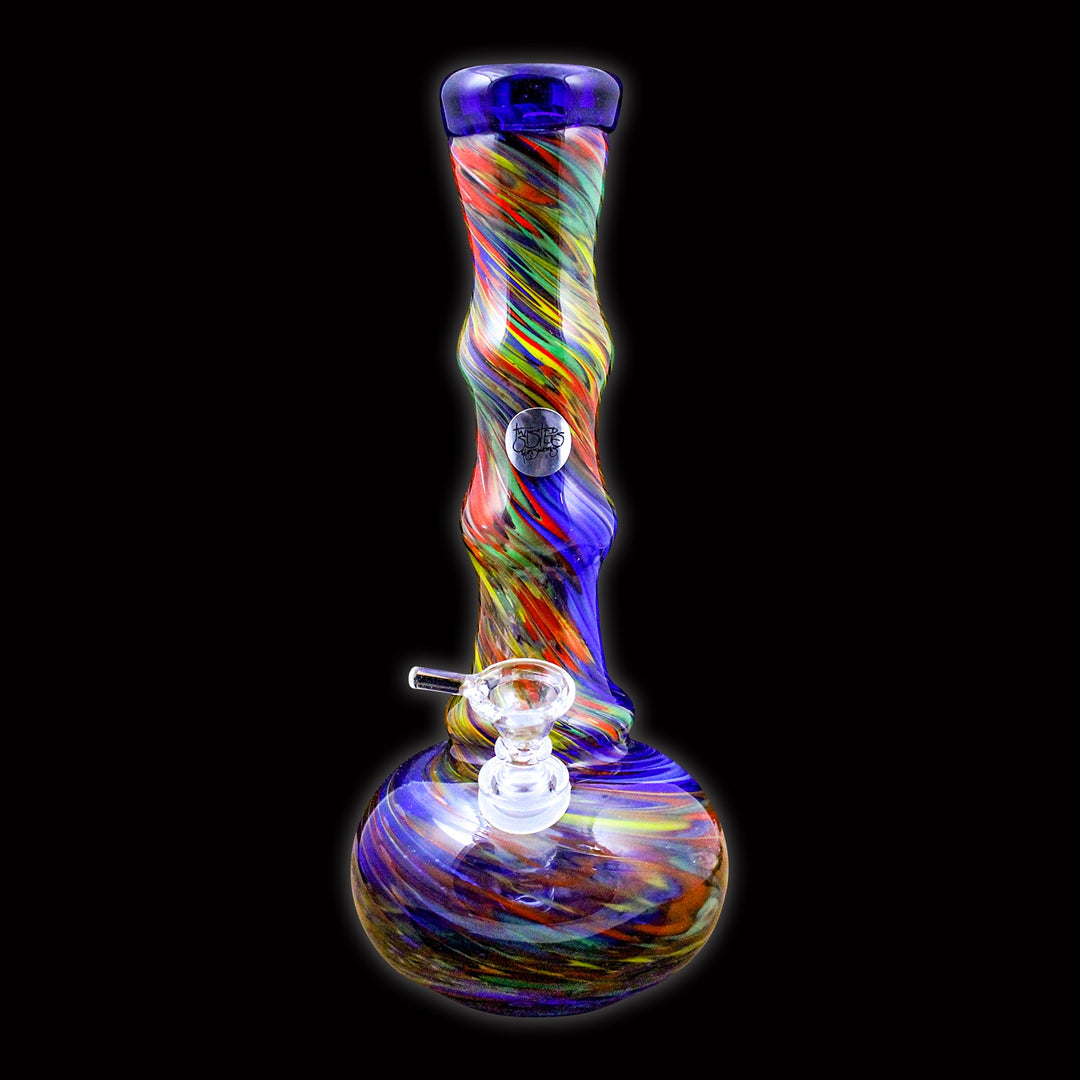 Twisted Sisters - 12" Bamboo Shape Water Pipe MT11