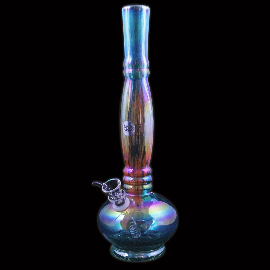 13" Multi Ring Vase Soft Glass Water Pipe