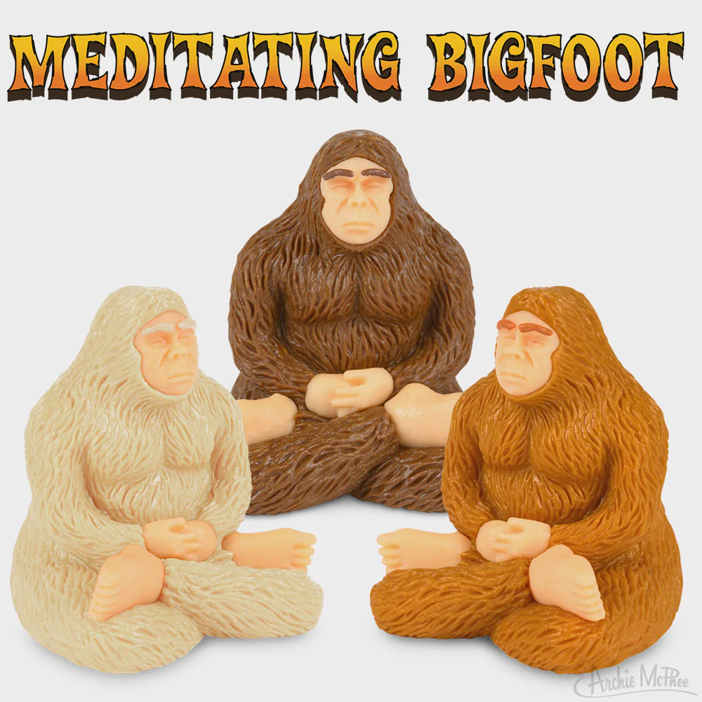 Meditating Rubber Bigfoot