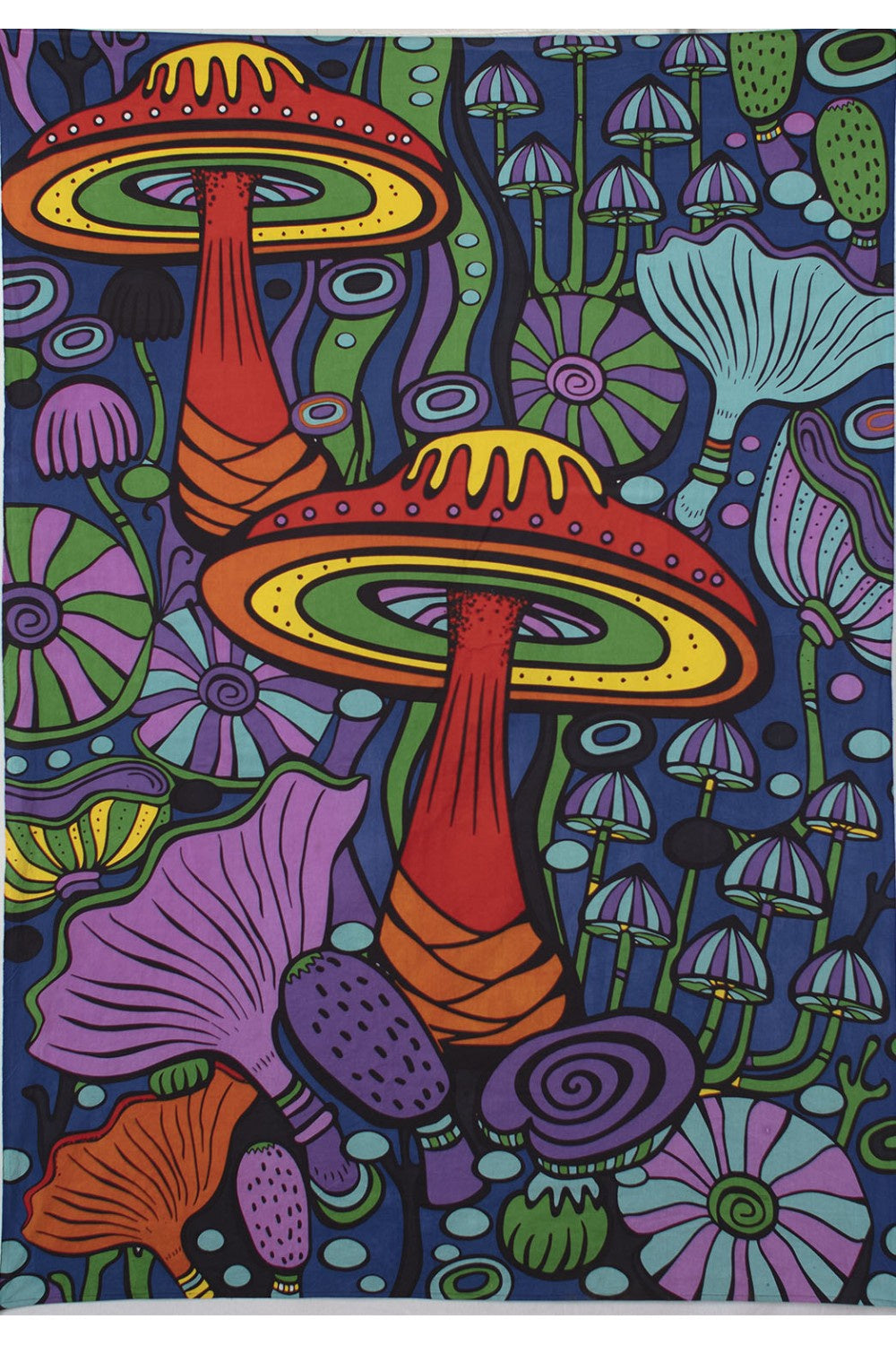 3D Mushroom Garden Tapestry 30 x 45