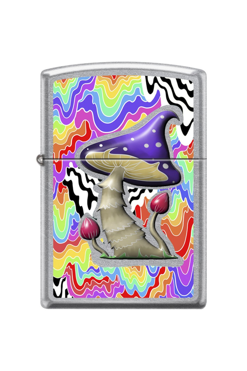 Mushroom Design Waves Zippo