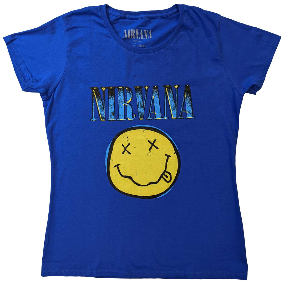 NIRVANA UNISEX T-SHIRT: XEROX HAPPY FACE