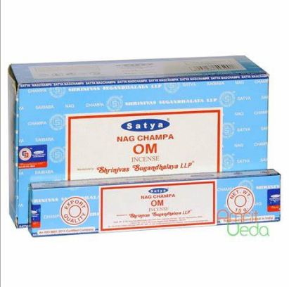 Satya - Nag Champa OM Incense Sticks 15grams