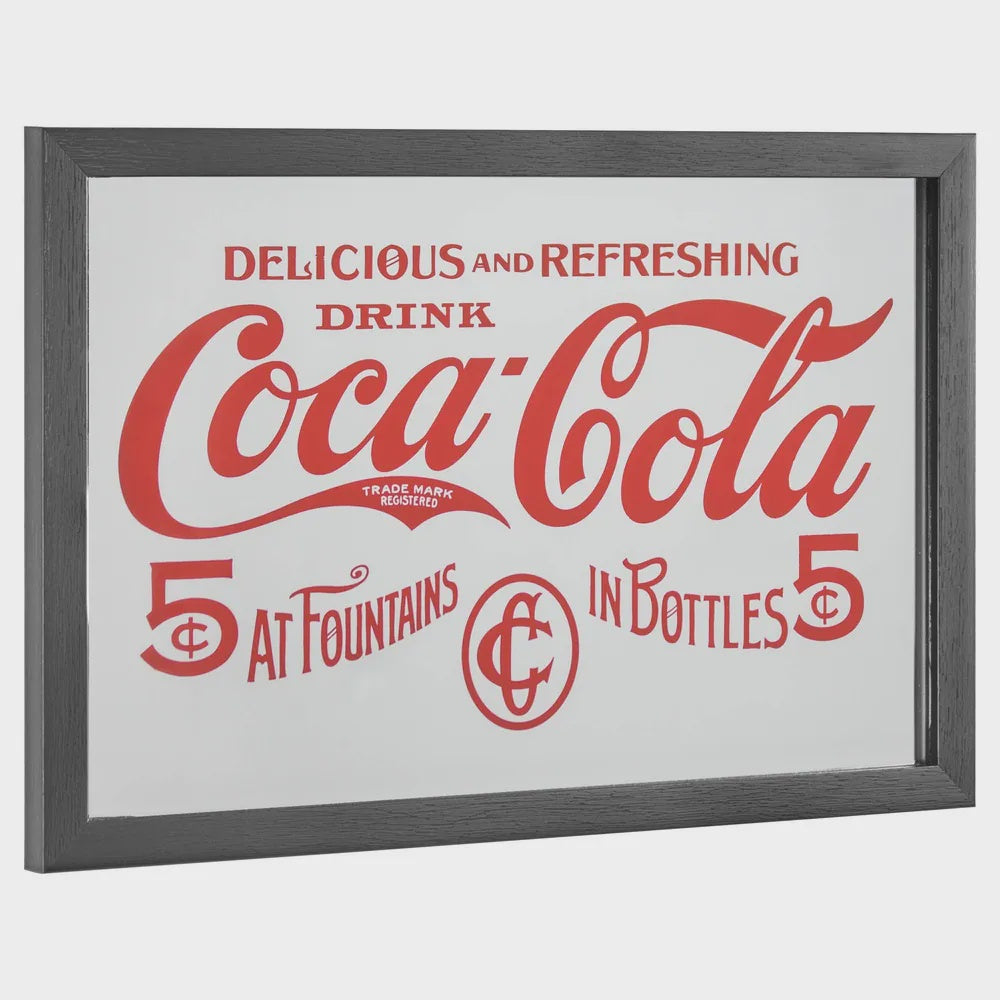 9x12 Coca Cola Printed Mirror