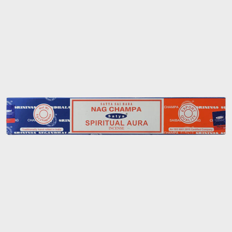 Satya Nag Champa + Spiritual Aura Incense Sticks