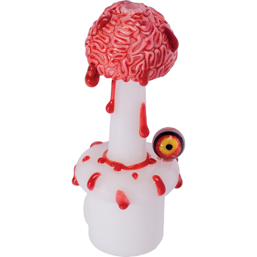 Fujima - 4.5" Red Blood Brain w/Eye Hand Pipe