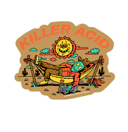 C&D - Killer Acid Alien Cowboy Sticker