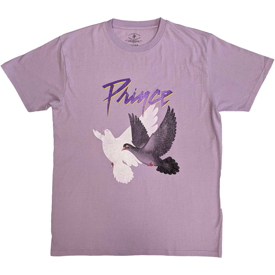 PRINCE UNISEX T-SHIRT: DOVES DISTRESSED