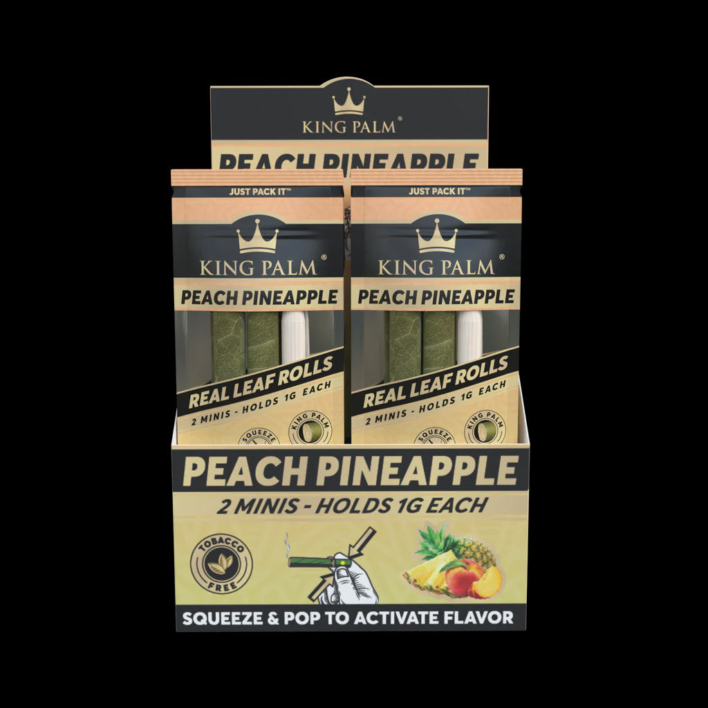 King Palm Mini 2pk Cones - Peach Pineapple
