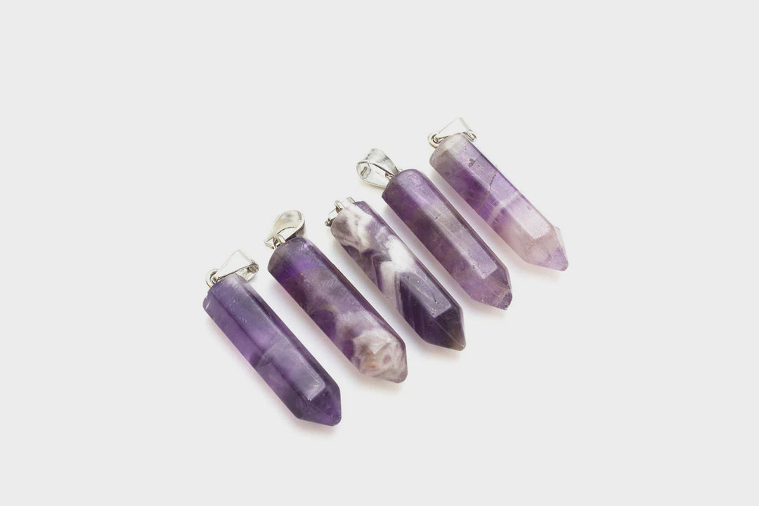 Earths Elements - Amethyst Point Pendant