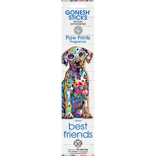 Gonesh Pet Incense Sticks 30 Ct. - Paw Prints Oliver