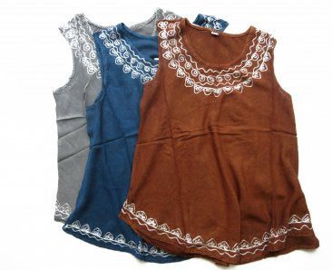 Acidwash Sleeveless Top