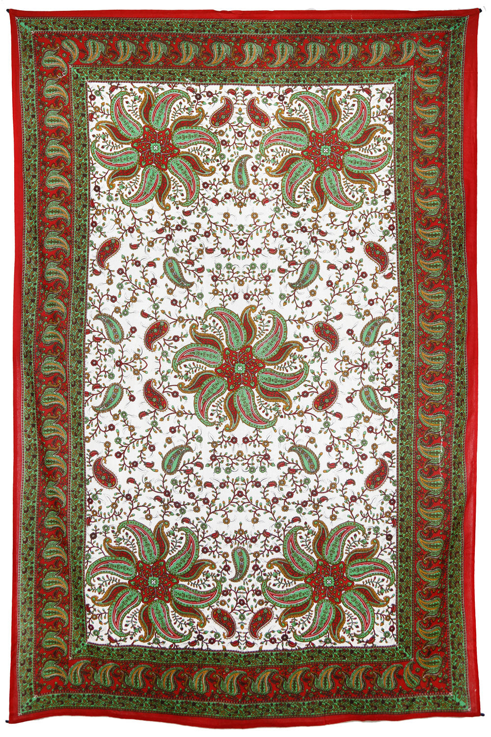 Red/Green Pinwheel Tapestry