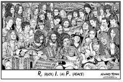 R.I.P Rock In Peace Poster