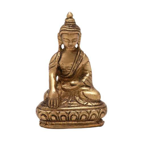 3" Sakyamuni Buddha Sitting Statue