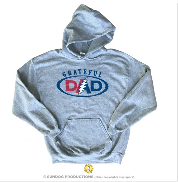 Grateful Dead DAD Bolt Gray Hoodie