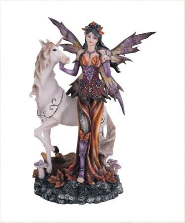 GSC - Purple Autunm Fairy w/Unicorn Statue