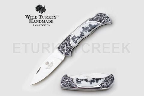 Wild Turkey Handmade Collection Lock Back Folding Knife 4.5"