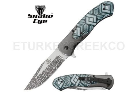 Snake Eye Tactical Spring Assist Knife SE-5179GR