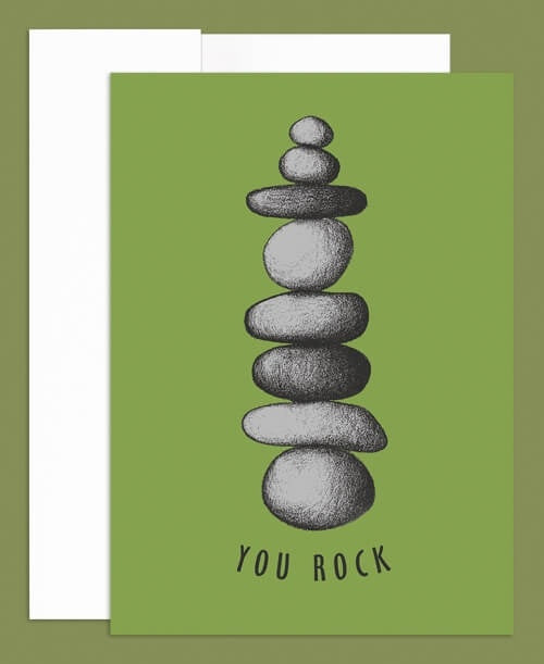 Soul Flower - You Rock Greeting Card