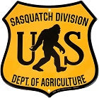 Sasquatch Shield Tin Sign