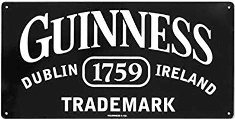 Guinness Trademark Metal Sign