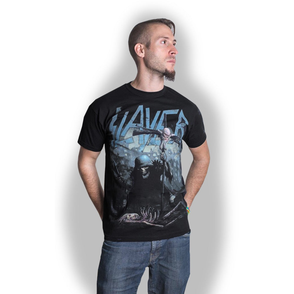 SLAYER UNISEX T-SHIRT: SOLDIER CROSS